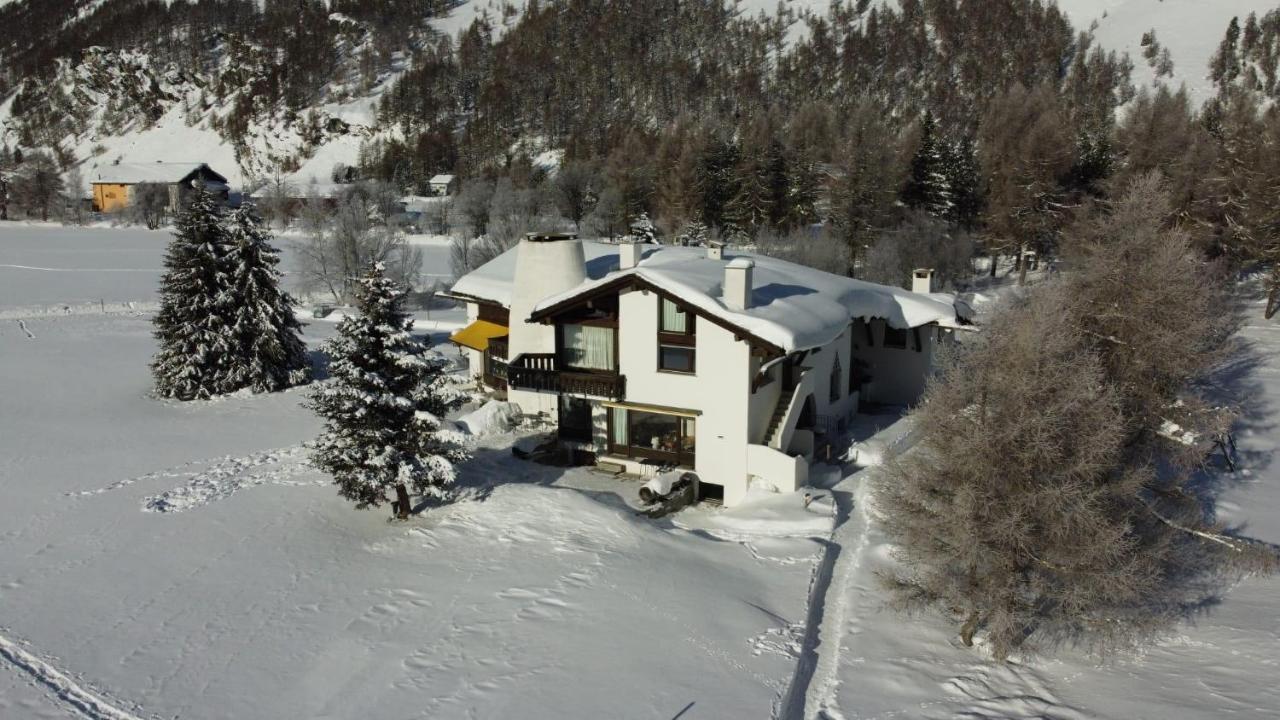 Ferienwohnung Chesa Suot Ovas Sils im Engadin Exterior foto
