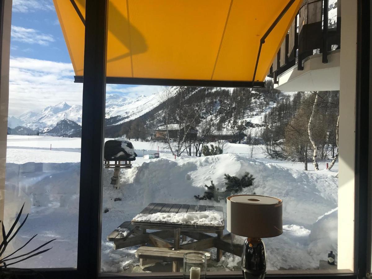 Ferienwohnung Chesa Suot Ovas Sils im Engadin Exterior foto