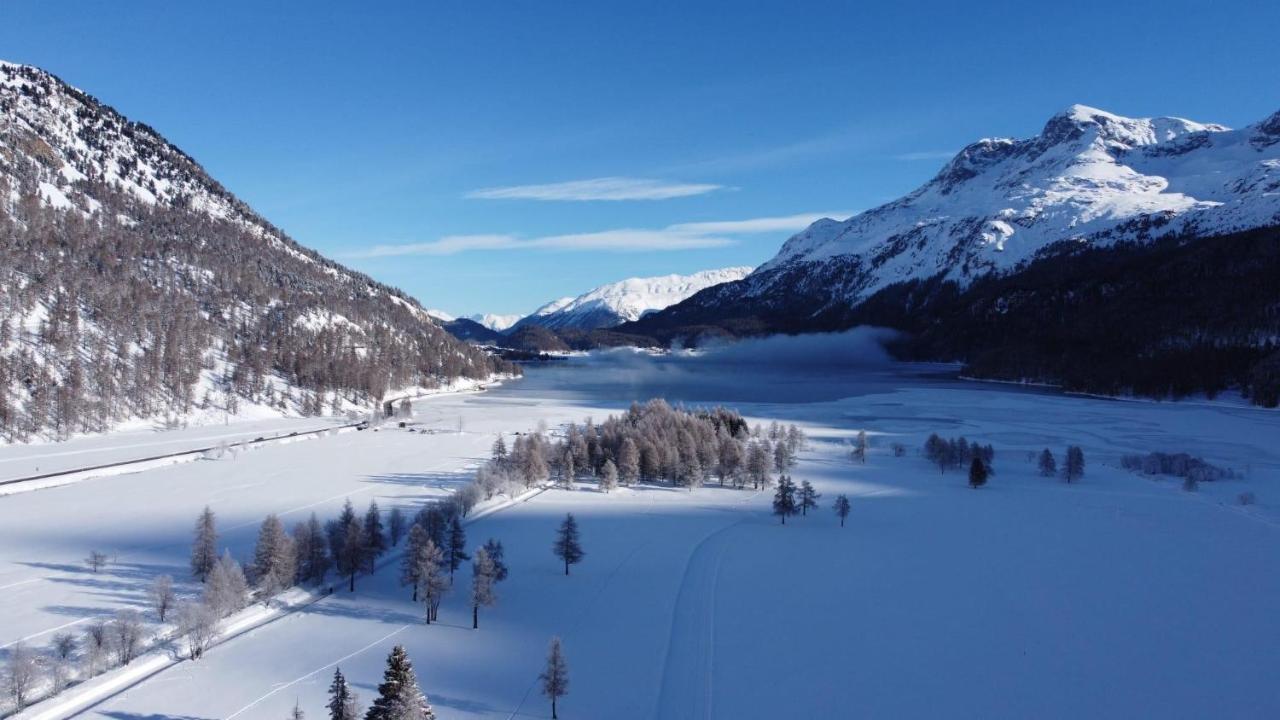 Ferienwohnung Chesa Suot Ovas Sils im Engadin Exterior foto