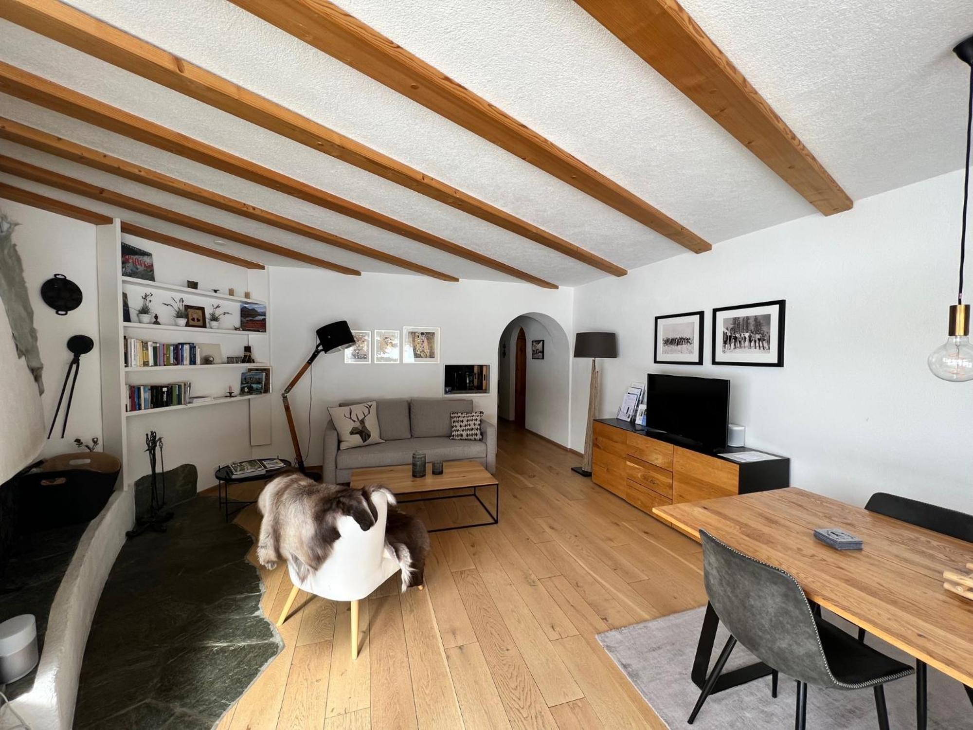 Ferienwohnung Chesa Suot Ovas Sils im Engadin Zimmer foto