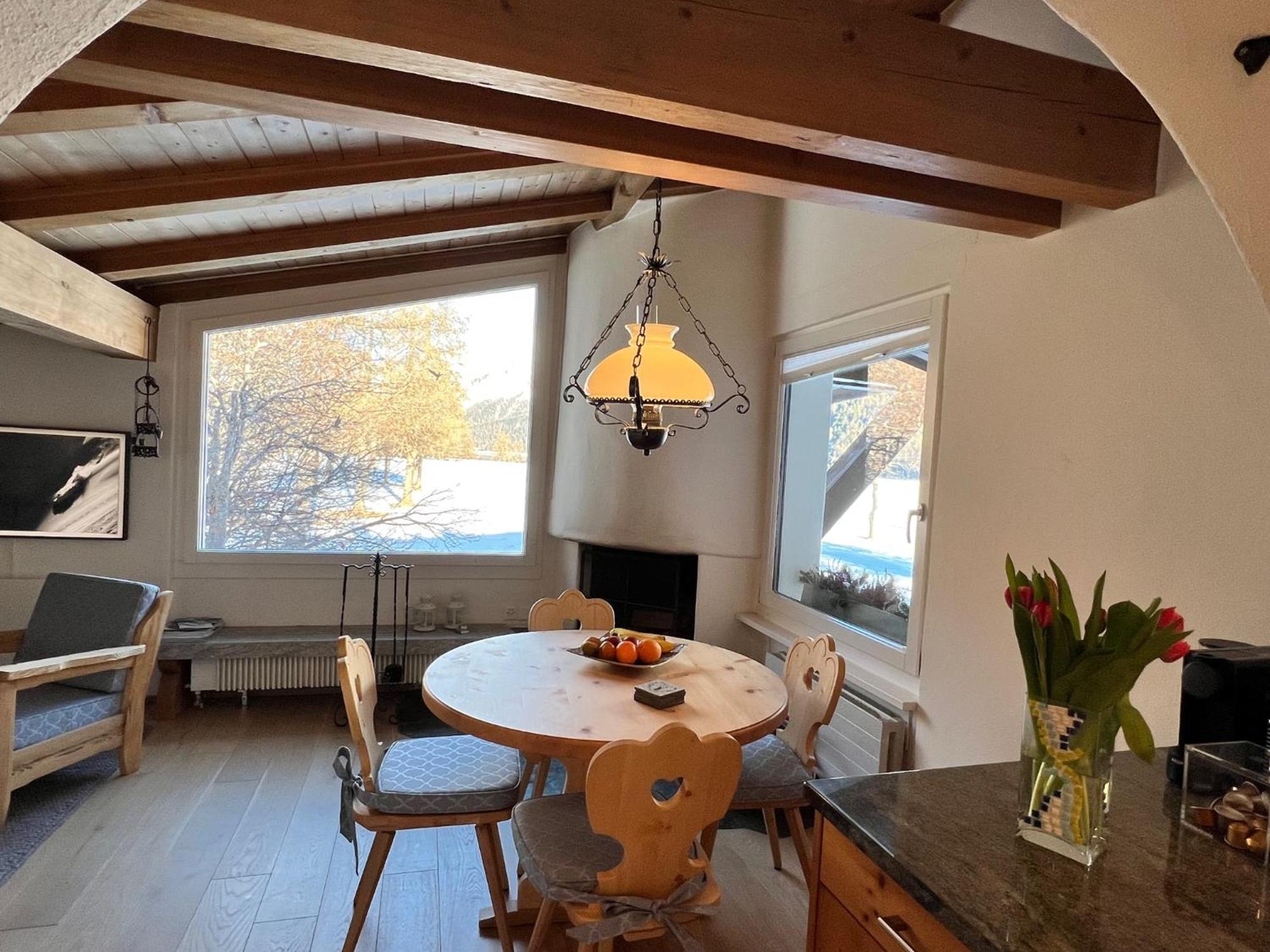 Ferienwohnung Chesa Suot Ovas Sils im Engadin Zimmer foto