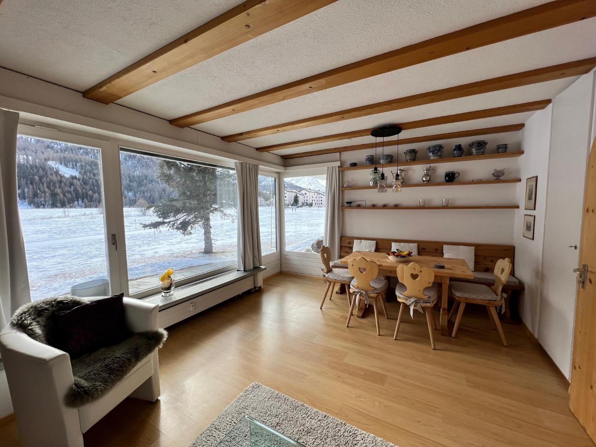 Ferienwohnung Chesa Suot Ovas Sils im Engadin Zimmer foto