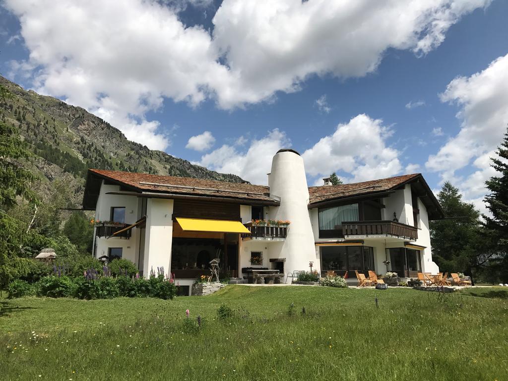 Ferienwohnung Chesa Suot Ovas Sils im Engadin Exterior foto