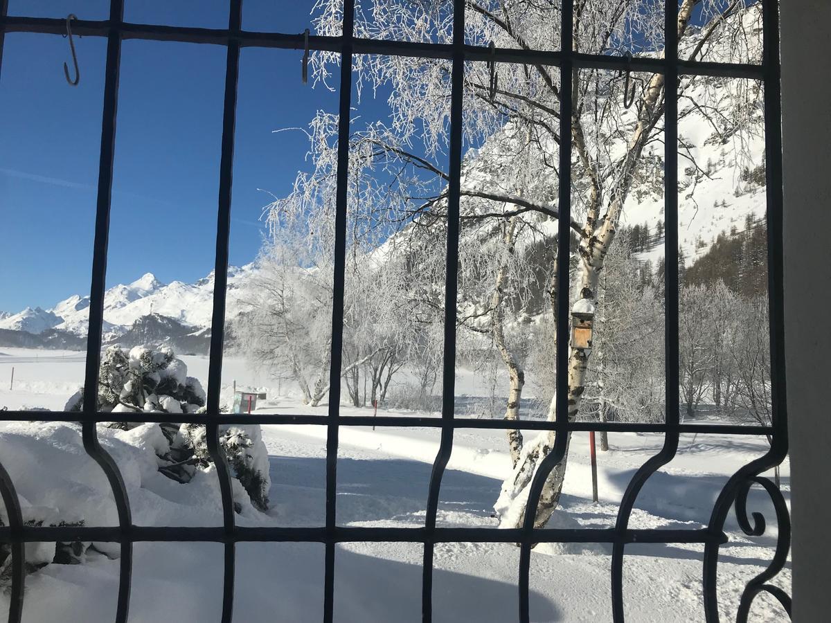 Ferienwohnung Chesa Suot Ovas Sils im Engadin Exterior foto